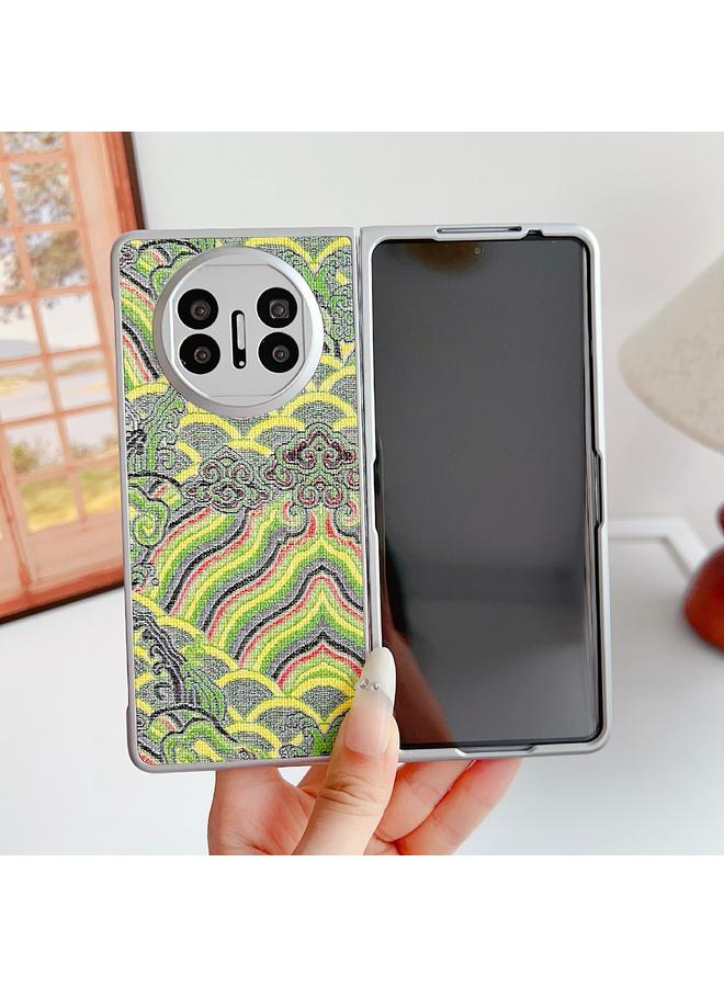 The Bros Phone Case For Huawei Mate X3 / X5 Propitious Clouds Embroidery Full Coverage Phone Phone Case - Image 2