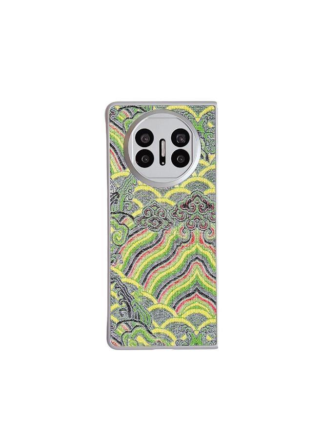 The Bros Phone Case For Huawei Mate X3 / X5 Propitious Clouds Embroidery Full Coverage Phone Phone Case - Image 1