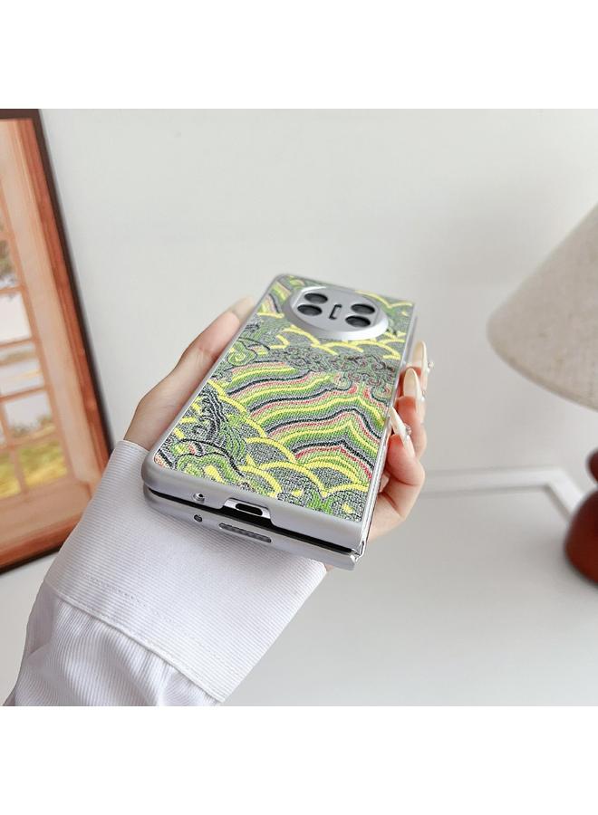 The Bros Phone Case For Huawei Mate X3 / X5 Propitious Clouds Embroidery Full Coverage Phone Phone Case - Image 4