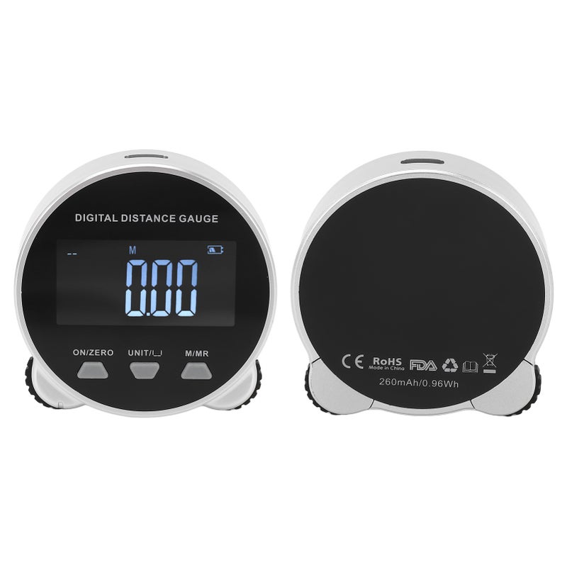 Digital Distance Gauge Rechargeable LCD Screen Electronic Long Distance Rolling Measuring Tool - Image 2