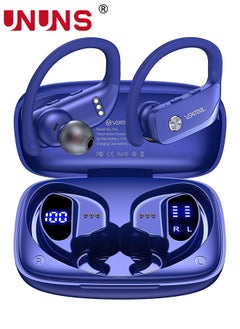 Blue Wireless Earbuds