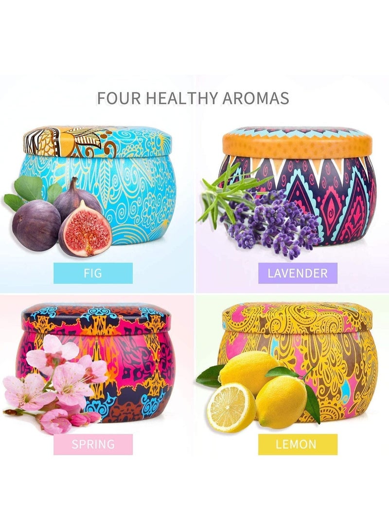 general Scented Candles Gift Set, 4 Pack Aromatherapy Candle, Stress Relief Gifts for Women,120H Burning, Candles for Home Scented, Ideal for Birthday, Mother's Day - Image 2