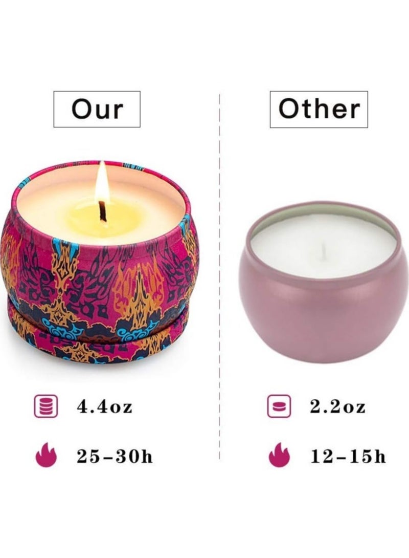 general Scented Candles Gift Set, 4 Pack Aromatherapy Candle, Stress Relief Gifts for Women,120H Burning, Candles for Home Scented, Ideal for Birthday, Mother's Day - Image 4