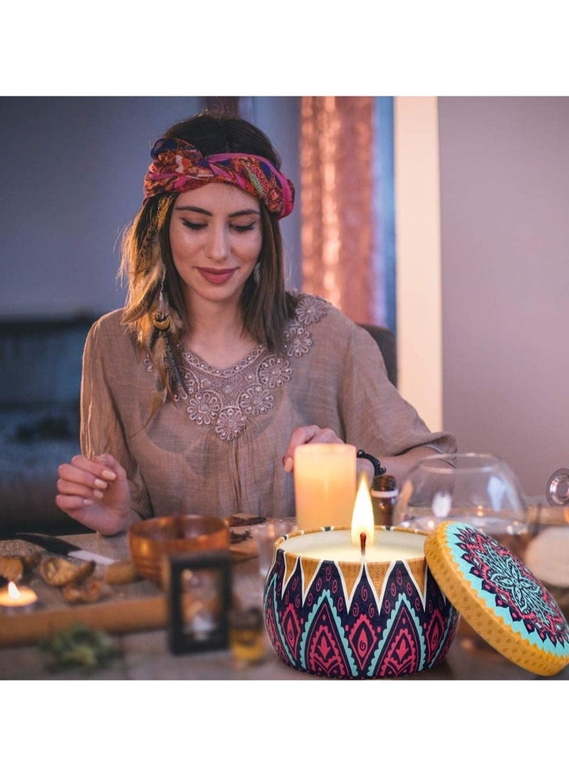 general Scented Candles Gift Set, 4 Pack Aromatherapy Candle, Stress Relief Gifts for Women,120H Burning, Candles for Home Scented, Ideal for Birthday, Mother's Day - Image 5