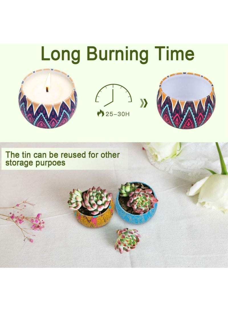 general Scented Candles Gift Set, 4 Pack Aromatherapy Candle, Stress Relief Gifts for Women,120H Burning, Candles for Home Scented, Ideal for Birthday, Mother's Day - Image 3