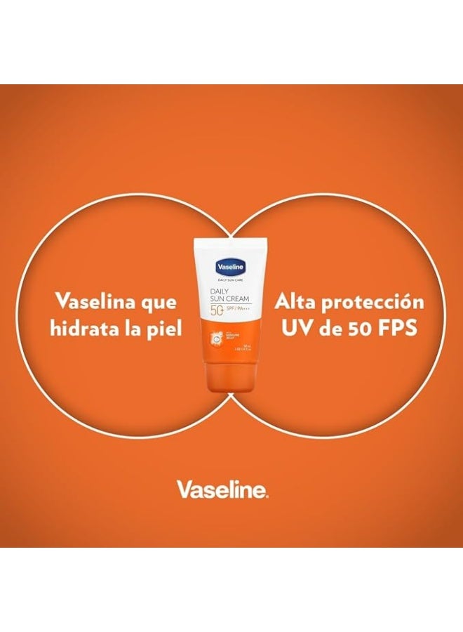 Vaseline Daily Sun Cream SPF 50 Lightweight Sunscreen with Vaseline Jelly – 50 ml - Image 4