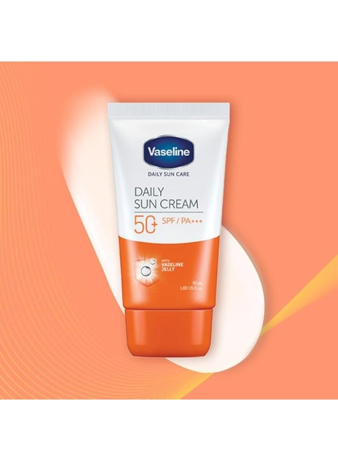 Vaseline Daily Sun Cream SPF 50 Lightweight Sunscreen with Vaseline Jelly – 50 ml - Image 5