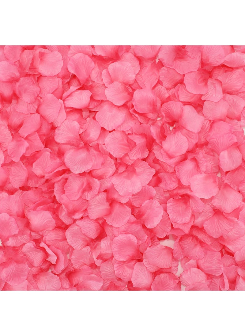 CODE FLORIST CODE FLORIST 2200 PCS Silk Flower Rose Petals for Wedding Decorations (Light Pink&Hot Pink) 