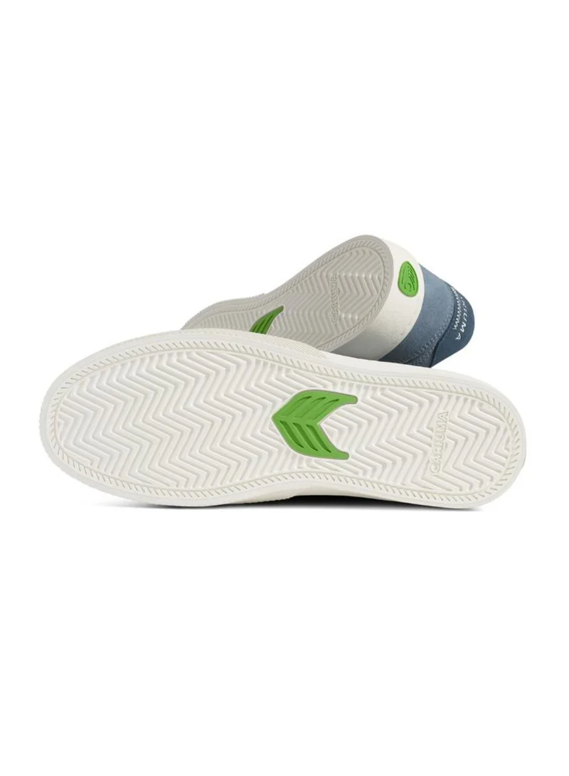 Cariuma  NAIOCA Mirage Blue Suede Orion Blue Logo  | Best Price UAE