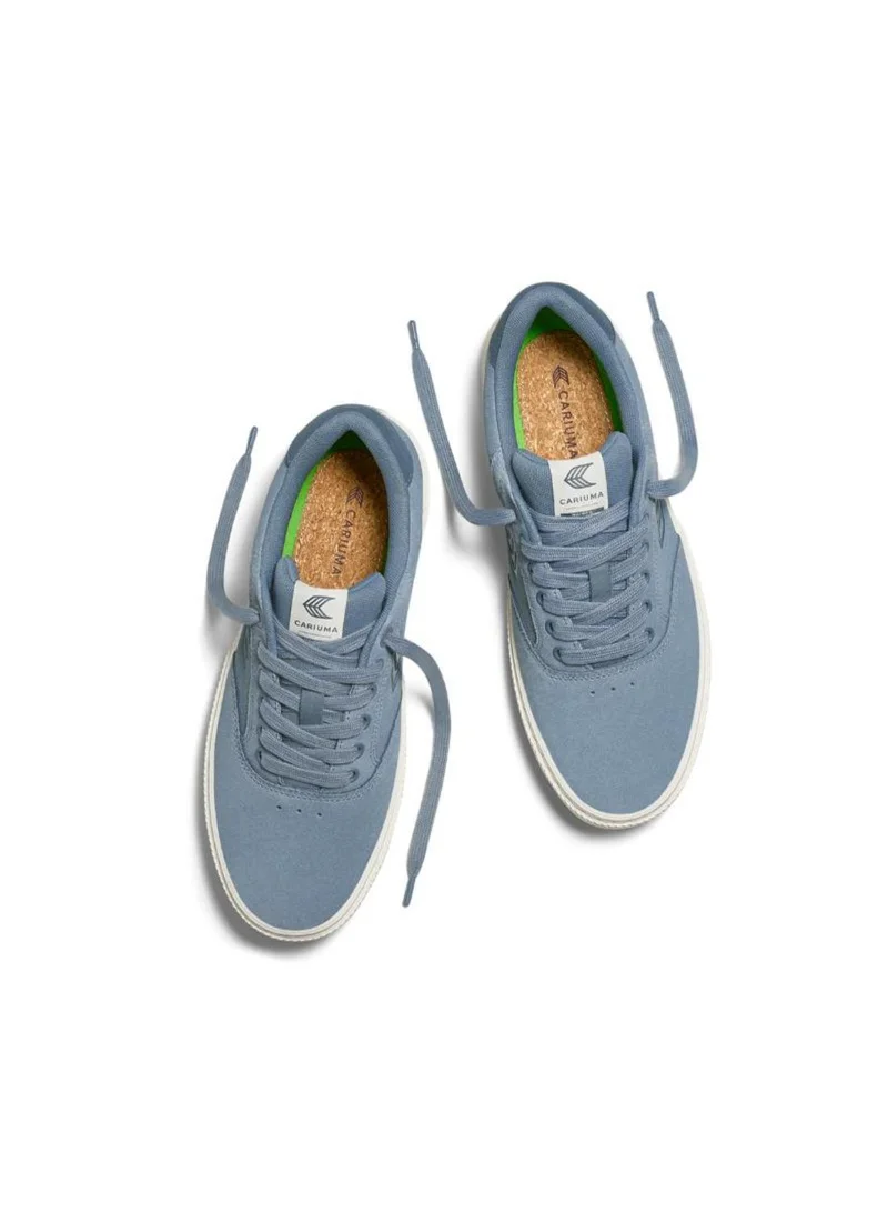Cariuma  NAIOCA Mirage Blue Suede Orion Blue Logo  | Best Price UAE