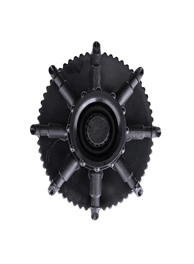 موزع مياه Raindrip 13800UB، مزود بثمانية منافذ قابلة للتعديل من Hydro-Port، مناسب لأنظمة الري بالتنقيط في الحدائق، يصل معدل تدفقه إلى 30 جالونًا في الساعة لكل منفذ، مدخل بقطر نصف بوصة، أسود/أزرق - Image 4