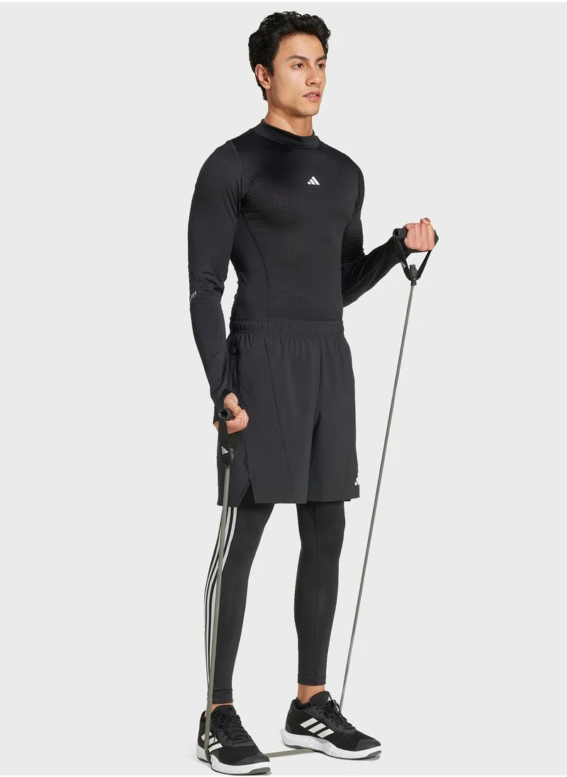 Adidas Techfit Compression 3 Stripe Tights