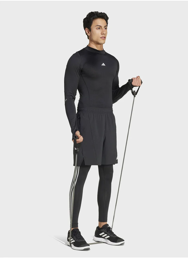 Adidas Techfit Compression 3 Stripe Tights