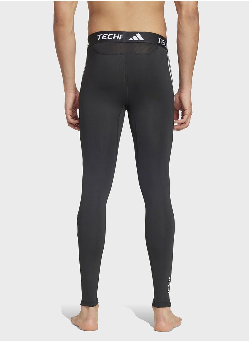 Adidas - Techfit Compression 3 Stripe Tights - Image 1
