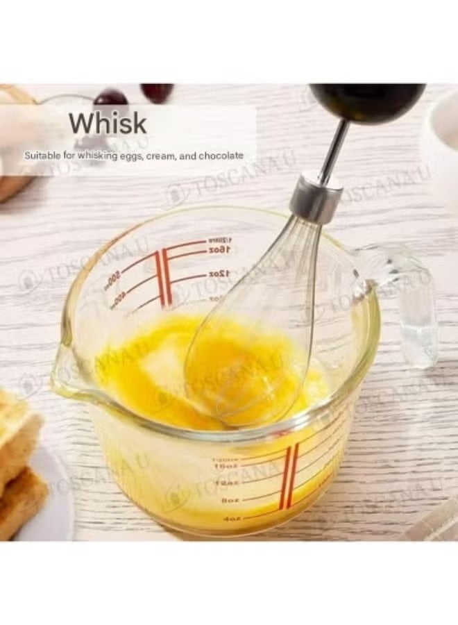 توسكانا يو 2 في 1 مجموعة من خلاط كهربائي محمول متعدد الوظائف بقوة 850 واط و سعة 500 مل و ماكينة تحضير الساندويتشات والوافل والدونات وتسخين الوجبات الخفيفة 7 في 1 850 وات - Image 5