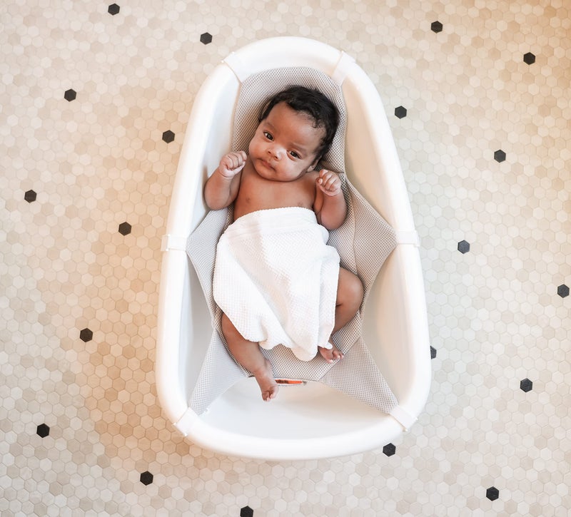 Regalo Baby Basics 3-in-1 Grow with Me Bath Tub, Award Winning Brand, Adjustable As Your Baby Grows, Includes Foam Padded Air Mesh Sling, Drying Hook, - Image 5