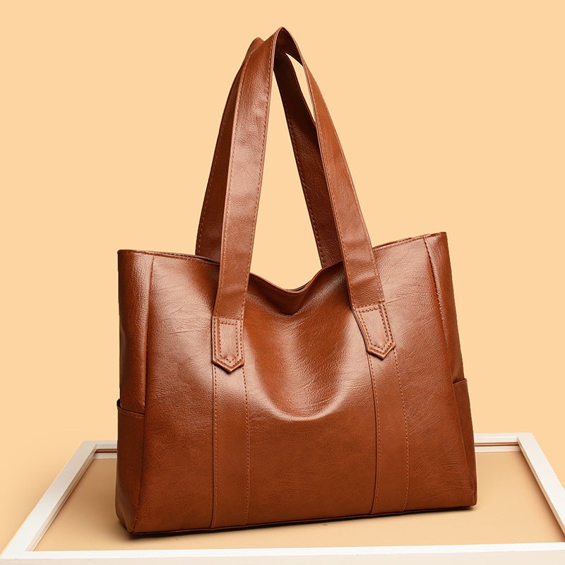 Large Capacity Tote Bag for Women 2025 Trendy Fashionable Versatile Handbag Shoulder Bag - Image 1