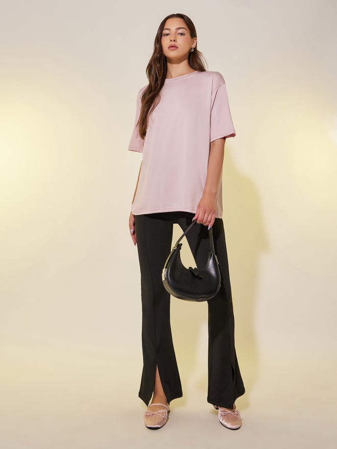 Take Two Back Graphic Print Round Neck Regular Fit T-Shirt - Image 3