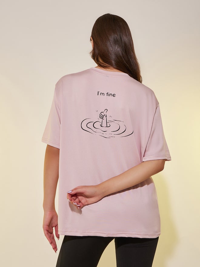 Take Two Back Graphic Print Round Neck Regular Fit T-Shirt - Image 1