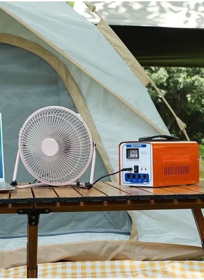 Cady One A solar energy system with a 7 volt solar panel, 4 bulbs, and a mobile charger outlet, suitable for camping and trips  - Image 3