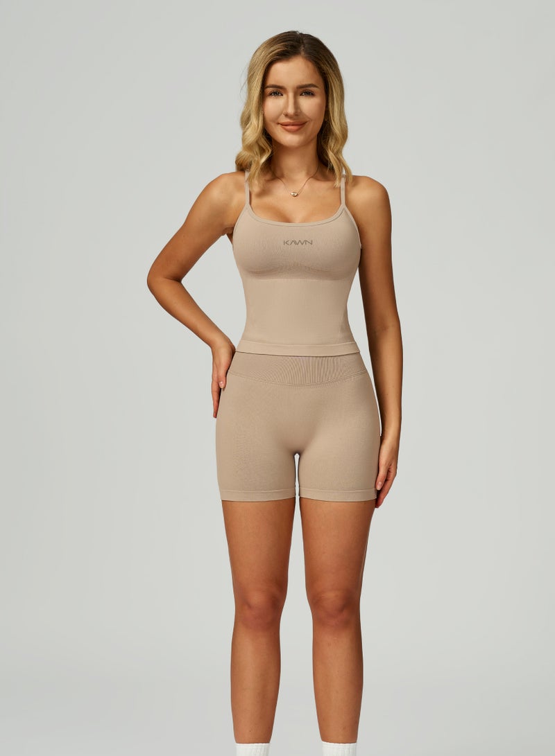 KAWN.YOGA Womens Square Neckline Cami Top - Image 2