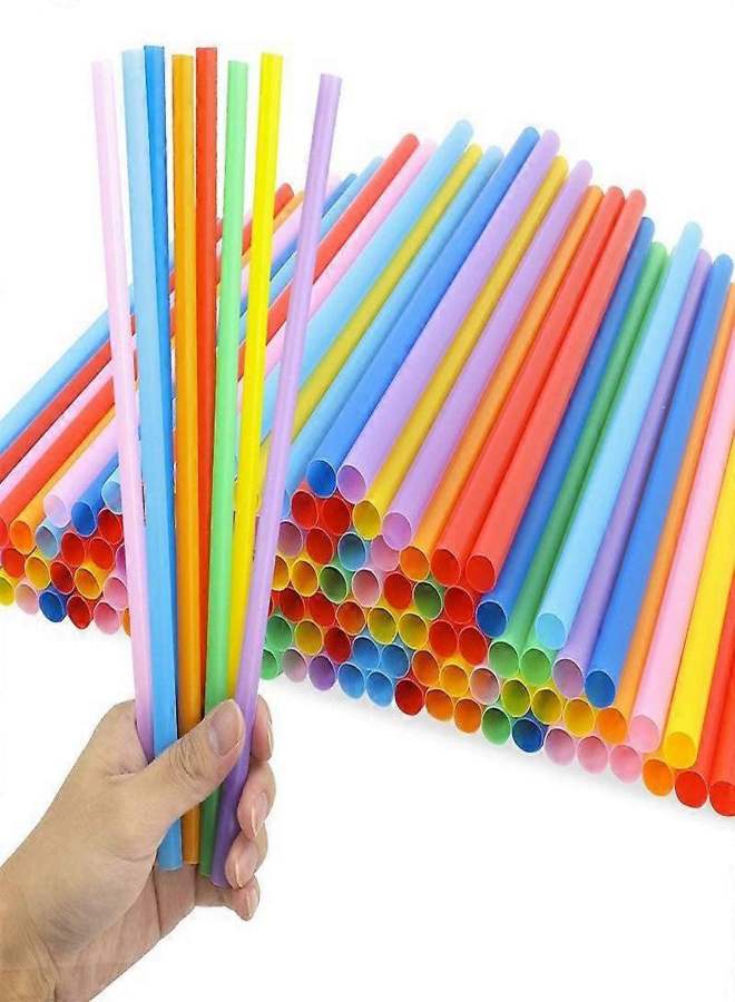 10.3-inch multi-colored extended and widened thick straw (for smoothies) colored 300PCS - Image 4