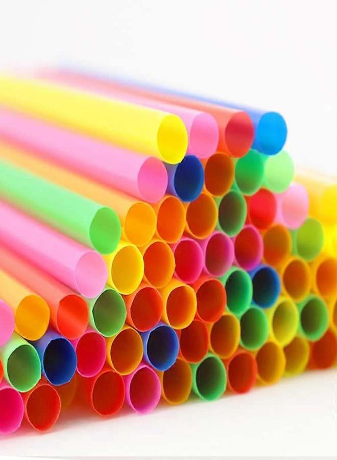 10.3-inch multi-colored extended and widened thick straw (for smoothies) colored 300PCS - Image 5