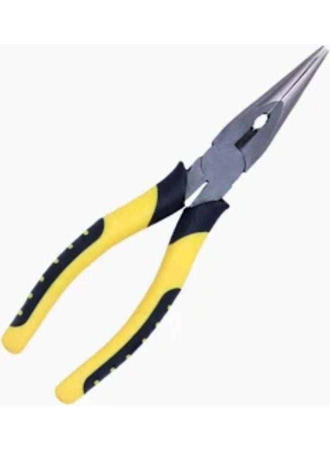 HAYACON 8" Long Nose Pliers with Non-Slip Bi-Material Handle - Image 1