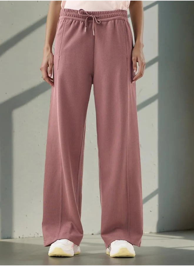 كابا Kappa Textured Track Pants with Drawstring Closure and Pockets