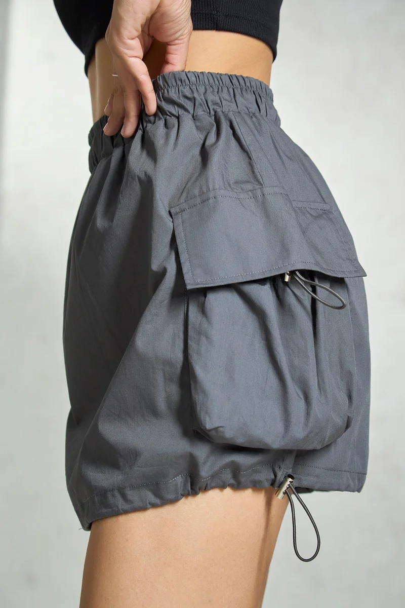 Virgio Virgio Women Pure Cotton Mini Balloon Skirt