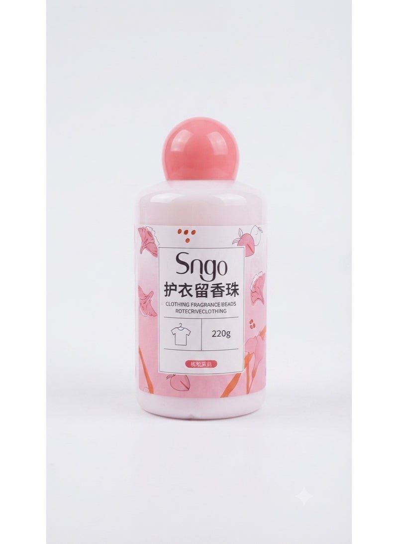 حبيبات تعطير وتثبيت رائحة الملابس من Sngo - معطر الغسيل طويل الأمد برائحة الزهور والفواكه، 220 جرام - Image 1