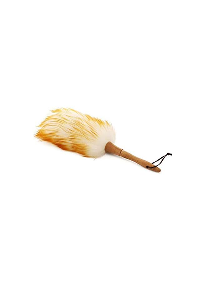 Wool Duster Brush for Dusting, Cleaning, and Removing Dust Mites, Suitable for Various Surfaces