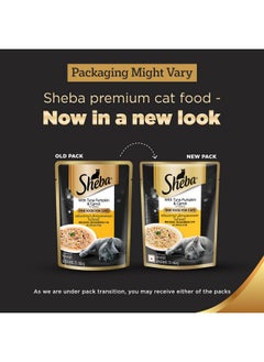 Sheba Rich Premium Adult (+1 Year) Fine Wet Cat Food, Tuna Pumpkin & Carrot In Gravy- Pack Of 24 X 70G  - Image 2