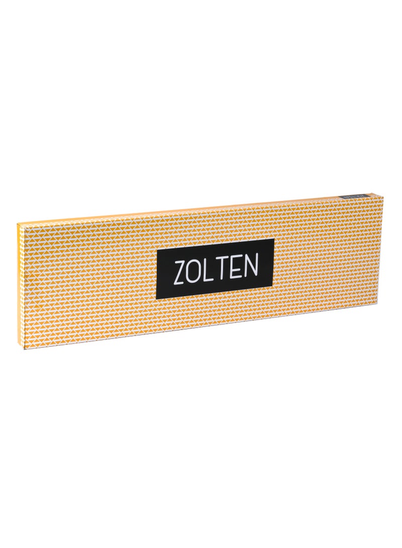 ZOLTEN SILVERPLATED MEDIUM SIZE RECTANGLE TRAY GOLD COLOUR 60X17 CM  - Image 3