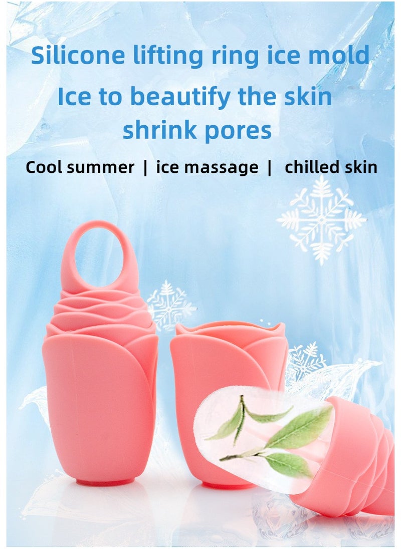 Generic Ice Cube Molds,Physical Cooling Ice Cubes,Ice Cubes Beauty,Ice Cubes for Freezing and Reducing Swelling,Reusable Ice Facial Food-Grade Leak-Proof Silicone for Eye Wrinkle,Ice Cube Molds For Sprain and Hair Removal Pain Relief  - Image 4