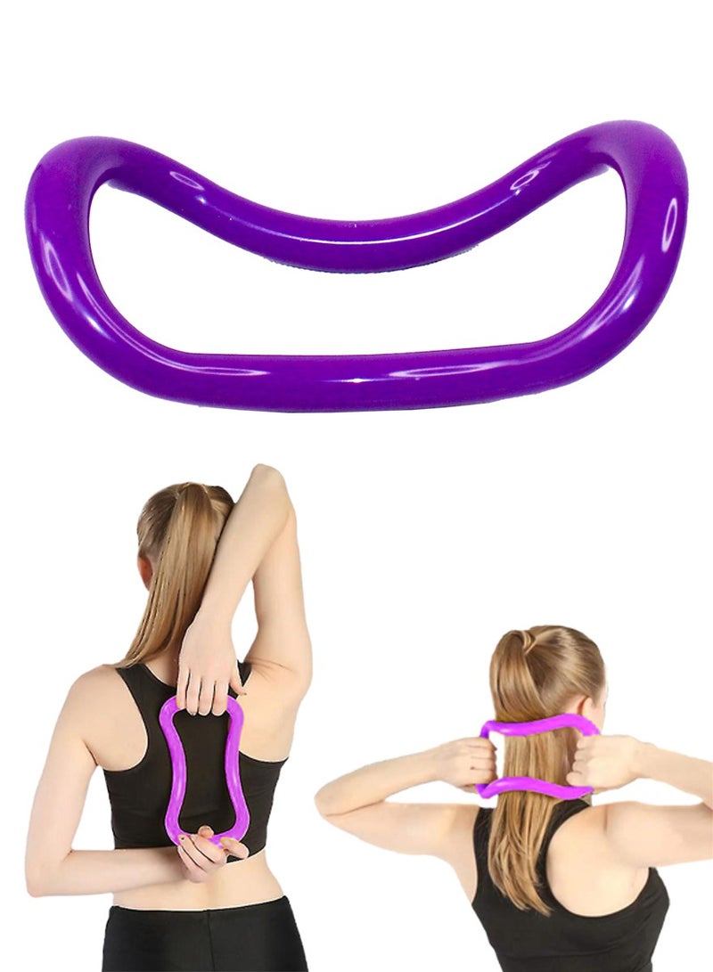 QUTOOB Yoga Stretch Ring For Pilates Exercise And Pilates Stretching, Fitness Equipment For Full Body Toning, Fascia Stretching Ring Training Tool for Shoulder Back Arm Leg, For Muscle Strength and Massage  - Image 1