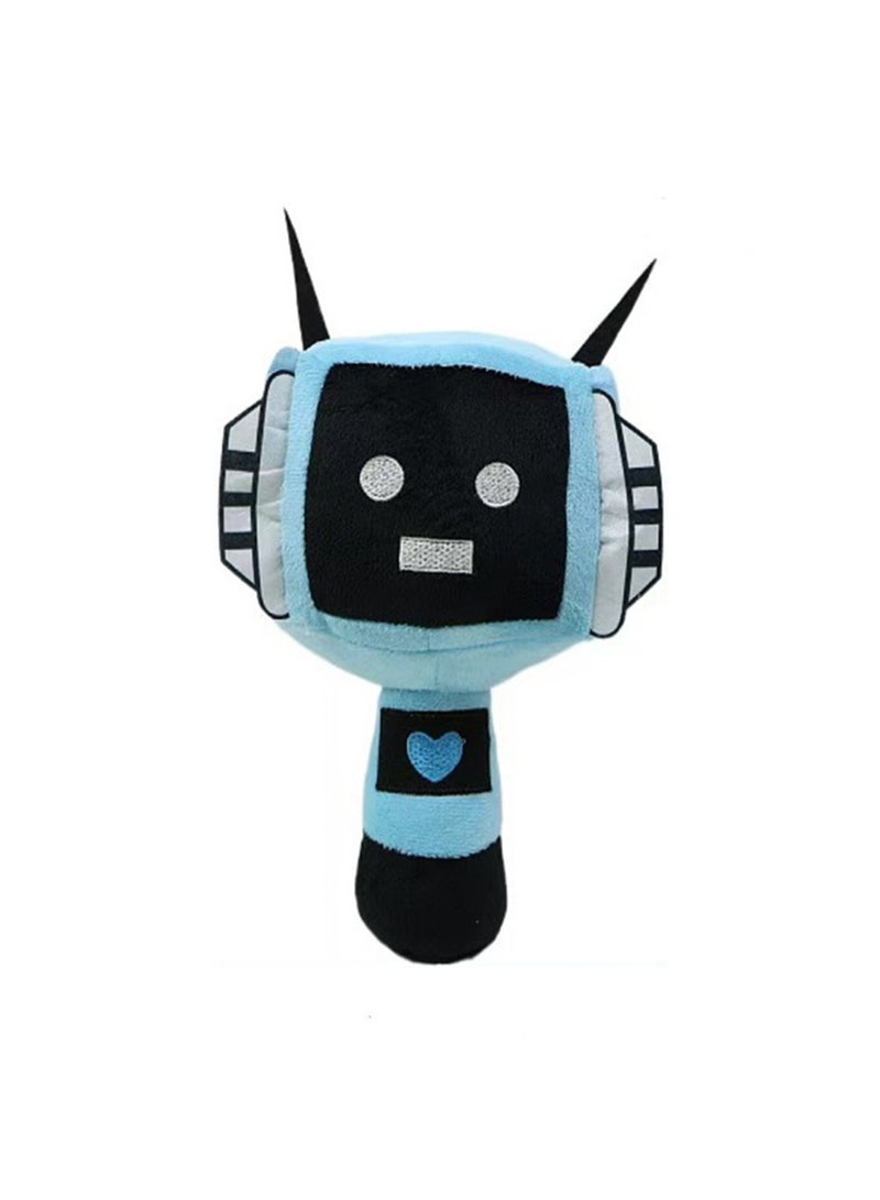 Rhythm Box Sprunki Gaming Peripheral 20cm Plush Toy, Realistic Cute Soft Plush Doll, Gift for Boys and Girls Game Fans (Blue TV) - Image 1