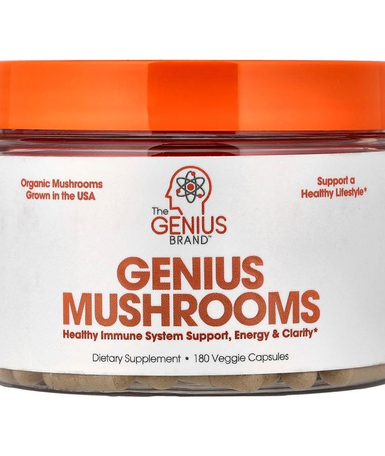 Genius Mushrooms 180 Veggie Capsules