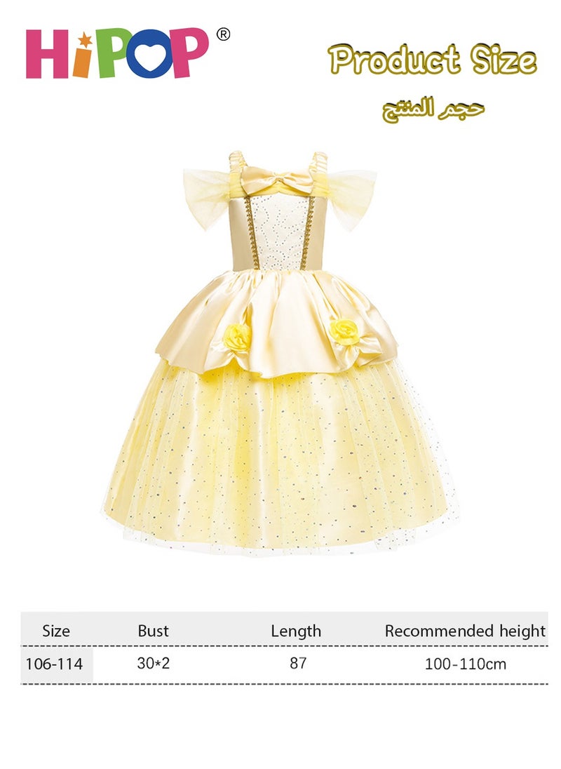 HIPOP Girls Princess Dress with Lining,Cosplay Costume,Birthday Party Outfits  - Image 5