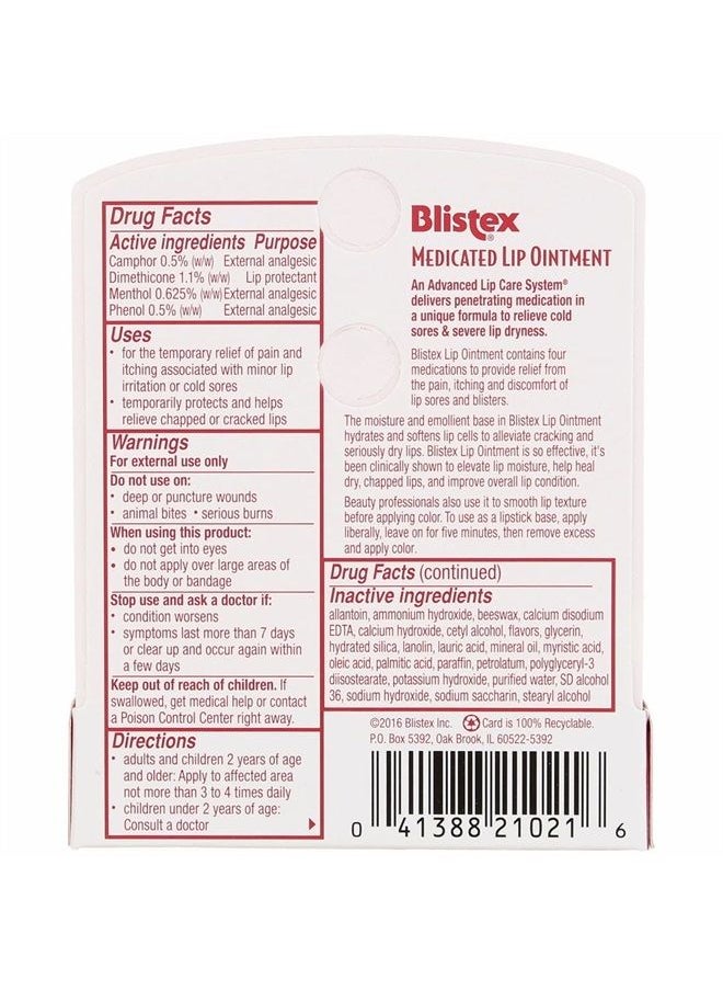 Blistex Lip Oint Bns Size .21z Blistex Lip Ointment .21oz  - Image 3