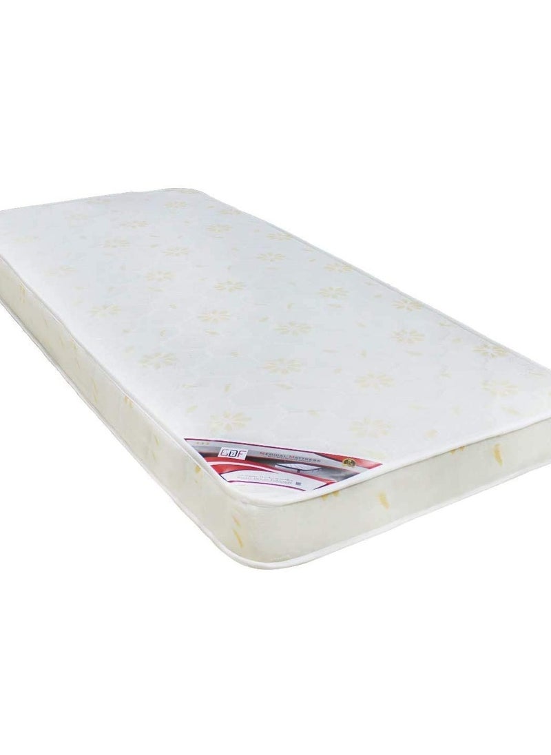Comfy Comfy Flat White Classic Quilted Orthomedical 190 X 90 X 10 Cm Mattress With Knitted Cotton Fabric  - Image 1