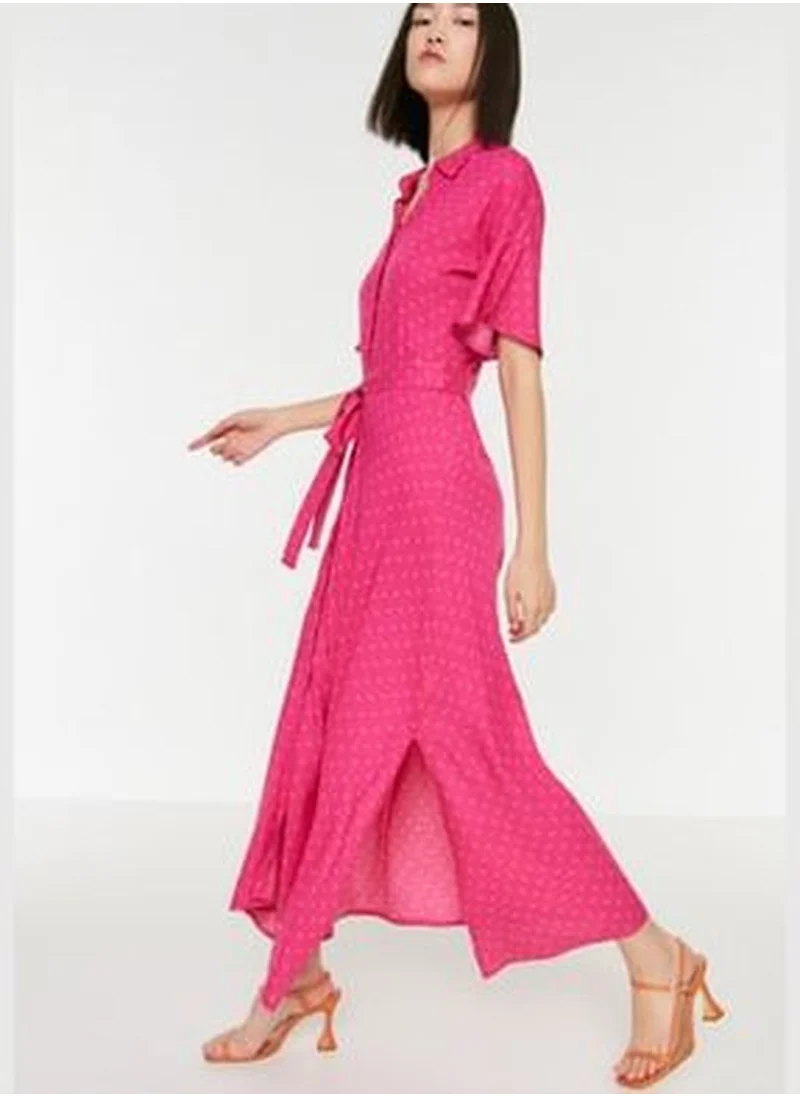 trendyol Fuchsia Shirt Dress