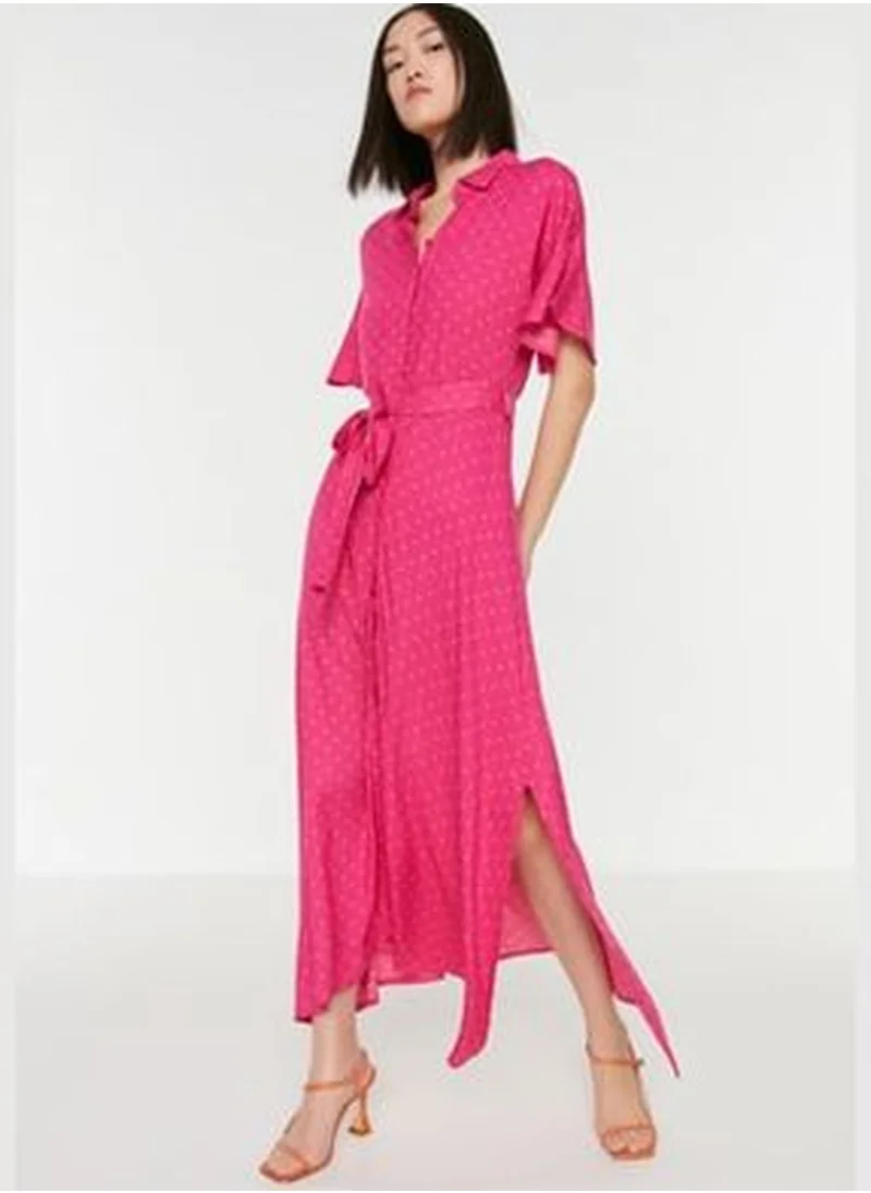 trendyol Fuchsia Shirt Dress