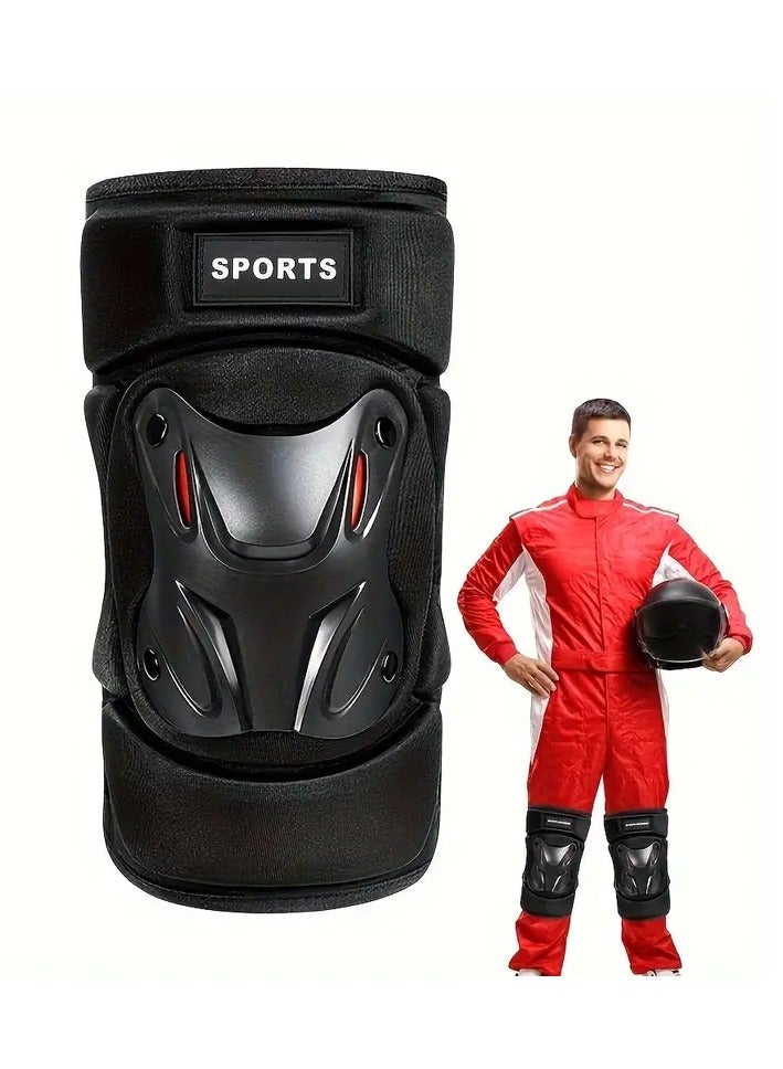 سبورتس 1 زوج دراجة نارية واقية والعتاد حراس الركبة معدات حماية ركوب الدراجات النارية منصات الركبة الرياضية الحماية - Image 1