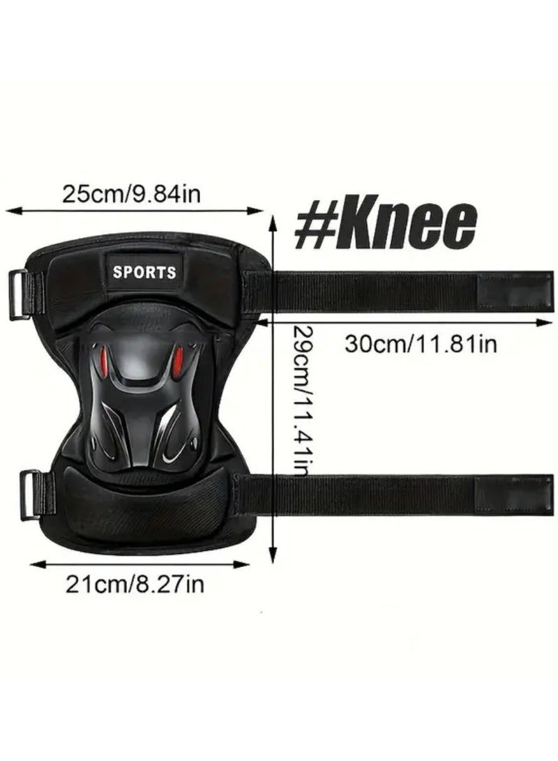 سبورتس 1 زوج دراجة نارية واقية والعتاد حراس الركبة معدات حماية ركوب الدراجات النارية منصات الركبة الرياضية الحماية - Image 4
