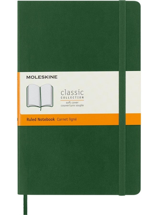 Moleskine: Notebook Large Ruled Myrtle Green Soft