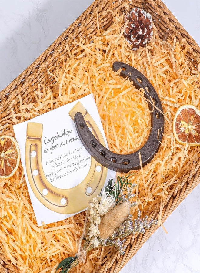 pengtai House Warming Gifts New Home,Acacia Wood Cheese Board Set, Candle, Salad Spoon & Fork, Horseshoe, Cheese Knives, Rattan Basket,Gifts for Home Buyers, First Home Gift Ideas, New Apartment - Image 3