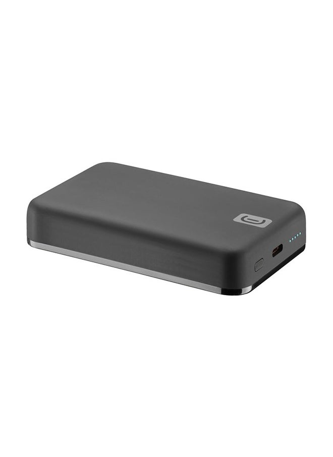 cellular line - 10000 mAh Power Bank with Wireless Charging Black - Image 1