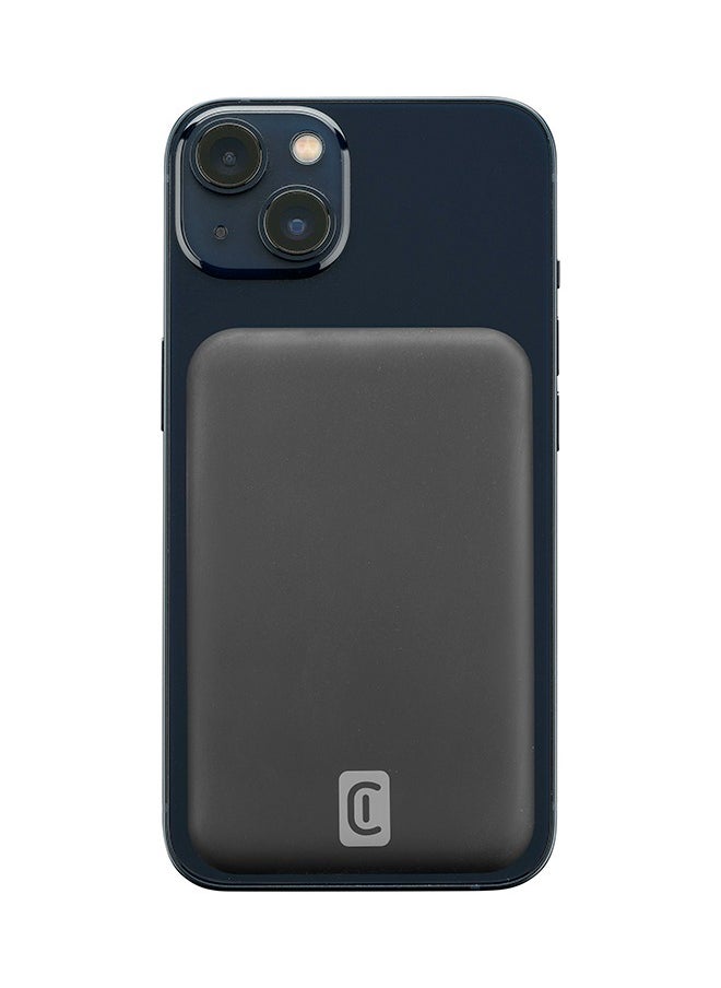 cellular line - 10000 mAh Power Bank with Wireless Charging Black - Image 1