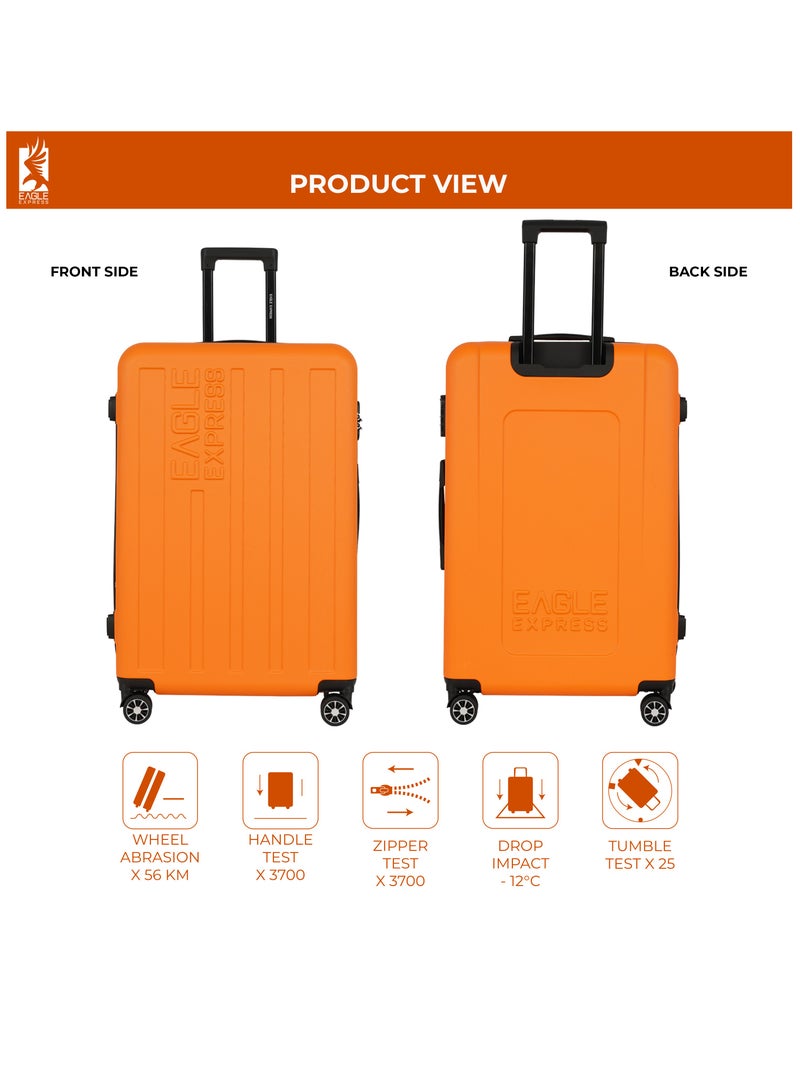 Eagle Express VENTURE ABS HARD TROLLEY 28 inch ORANGE - Image 2